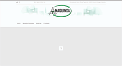Desktop Screenshot of maquinsa.mx
