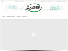 Tablet Screenshot of maquinsa.mx