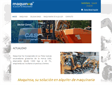 Tablet Screenshot of maquinsa.net