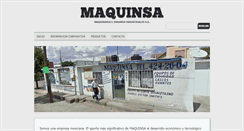 Desktop Screenshot of maquinsa.com.mx