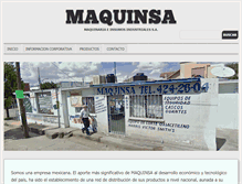 Tablet Screenshot of maquinsa.com.mx